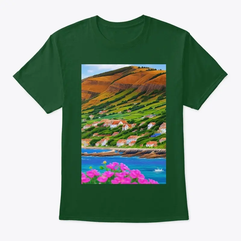 Beautiful village print