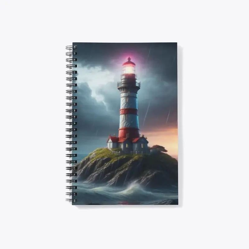 Light house island print