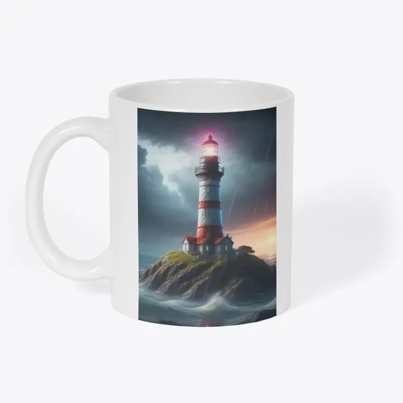 Light house island print