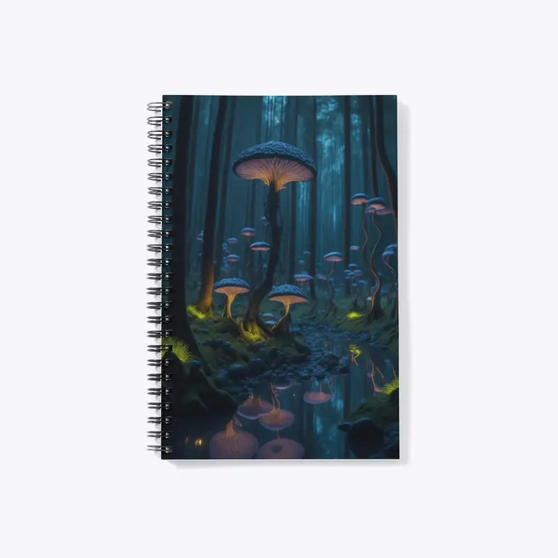 Magical Mushroom Forest Print