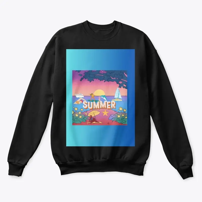 Summer beach print