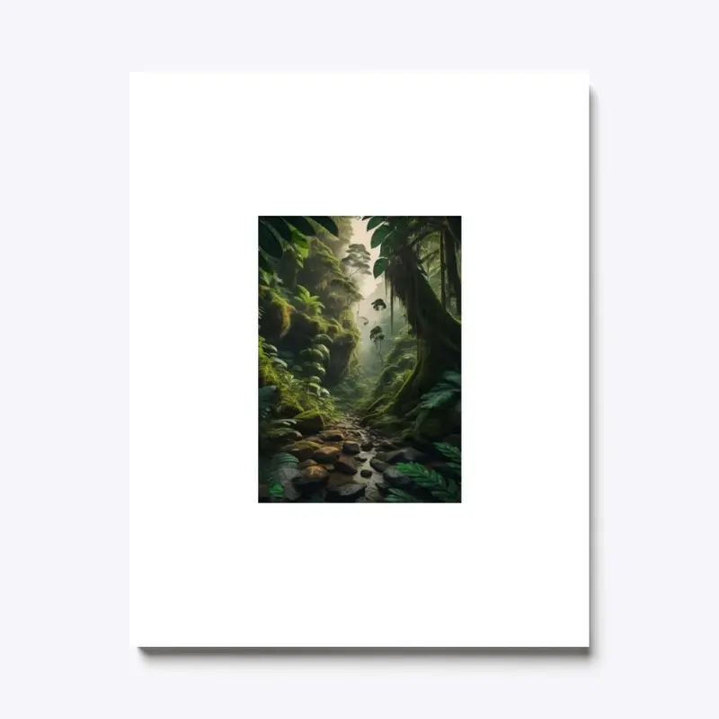 Beautiful rainforest print