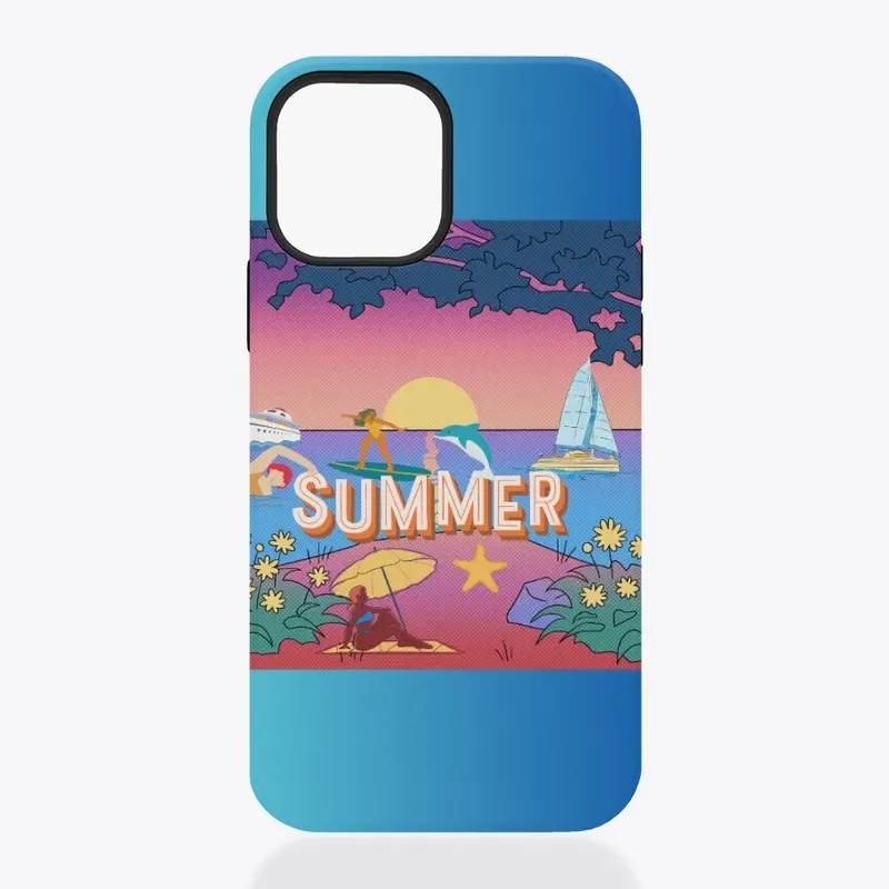 Summer beach print