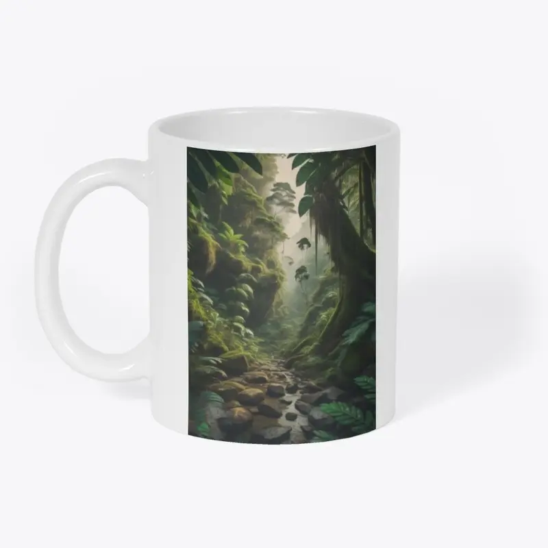 Beautiful rainforest print