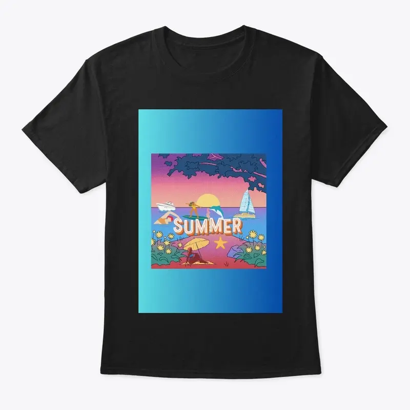 Summer beach print